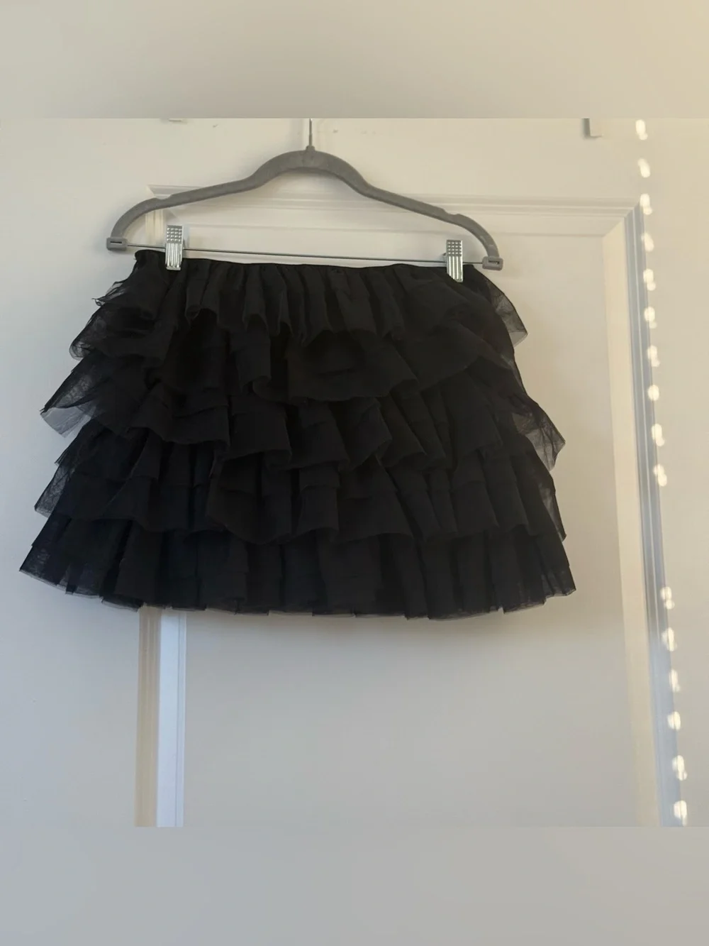 Zara Tulle Ruffle Layered Mini Skirt Halloween Collection - Picture 7 of 8